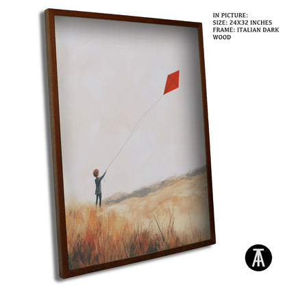 Sample Artwork in Italian Wood Framing Dark