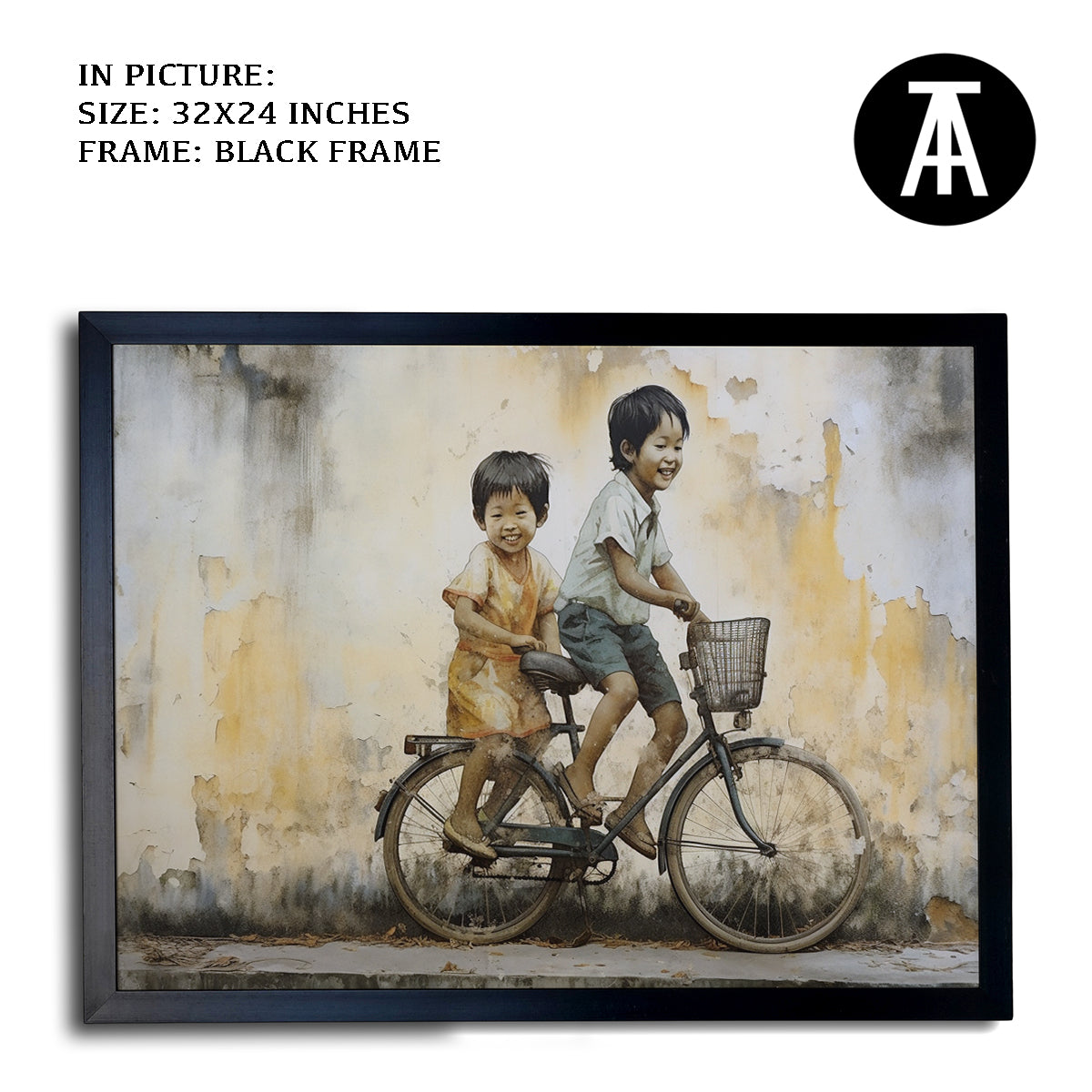 Artwork in Metal Earling Silver Frame