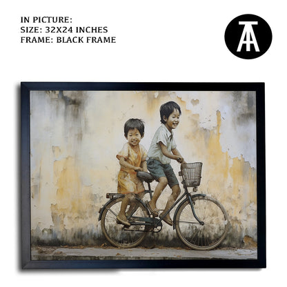 Artwork in Metal Earling Silver Frame