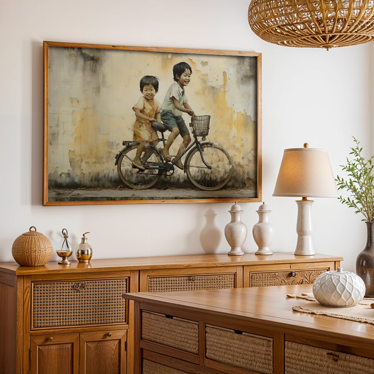 Limited Edition Painting in a Lifestyle Setting