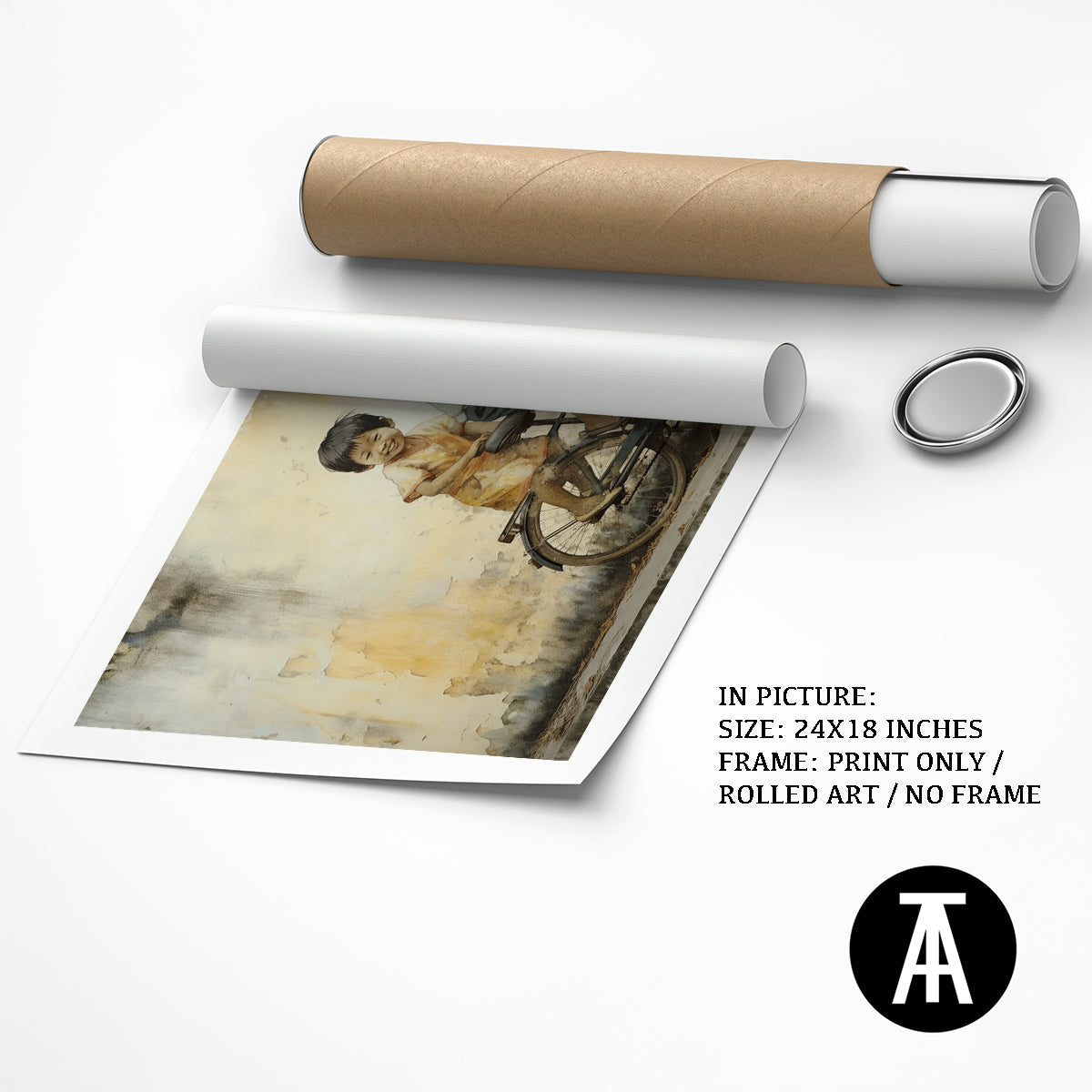 Artwork as Print Only or Rolled Art