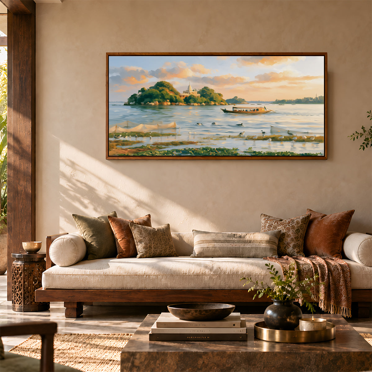 Indian Artwork in a Lifestyle Setting