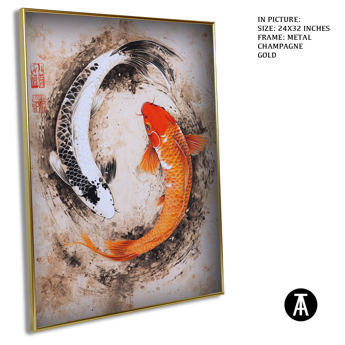 Chinese Koi Fish - Feng Shui Paintings