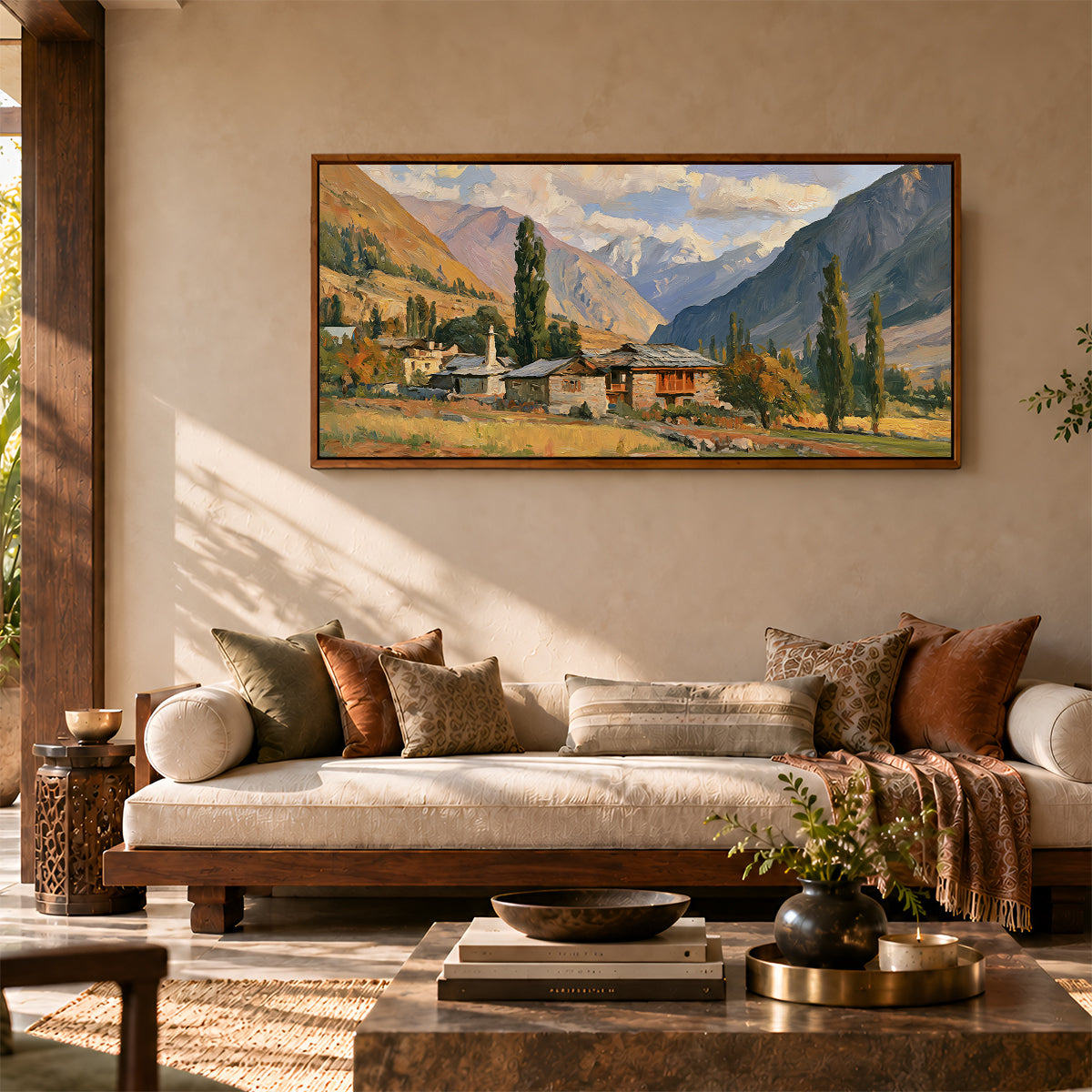 Indian Artwork in a Lifestyle Setting