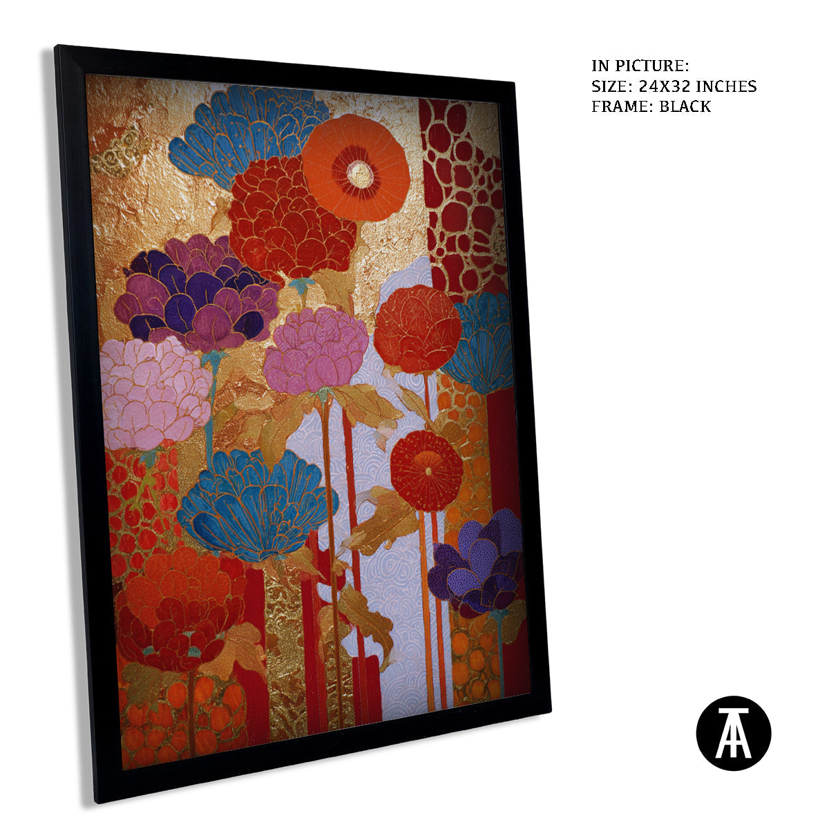 Artwork in Metal Earling Silver Frame