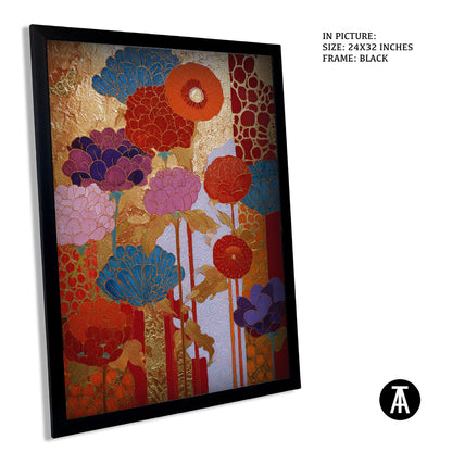 Sample Artwork in Black Frame