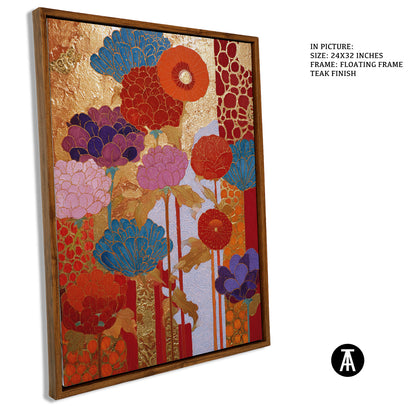 Sample Artwork in Floating Frame