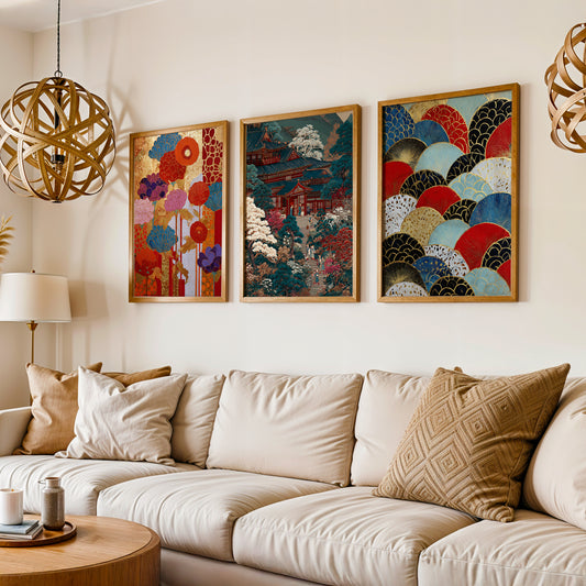 Gallery Wall Set in Lifestyle Setting
