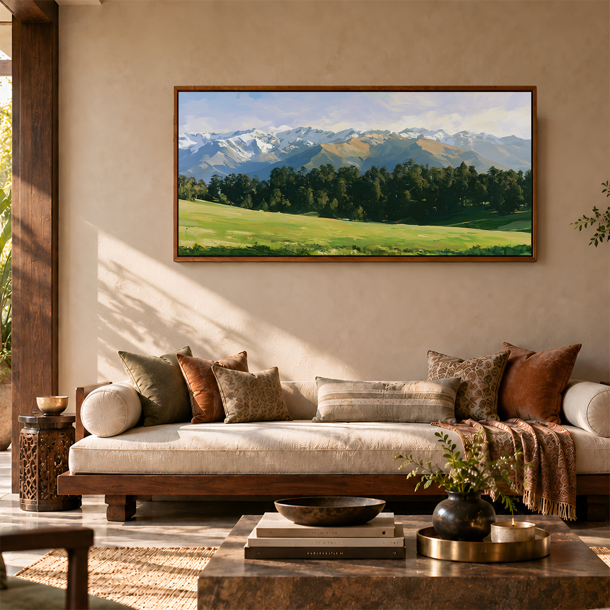 Indian Artwork in a Lifestyle Setting