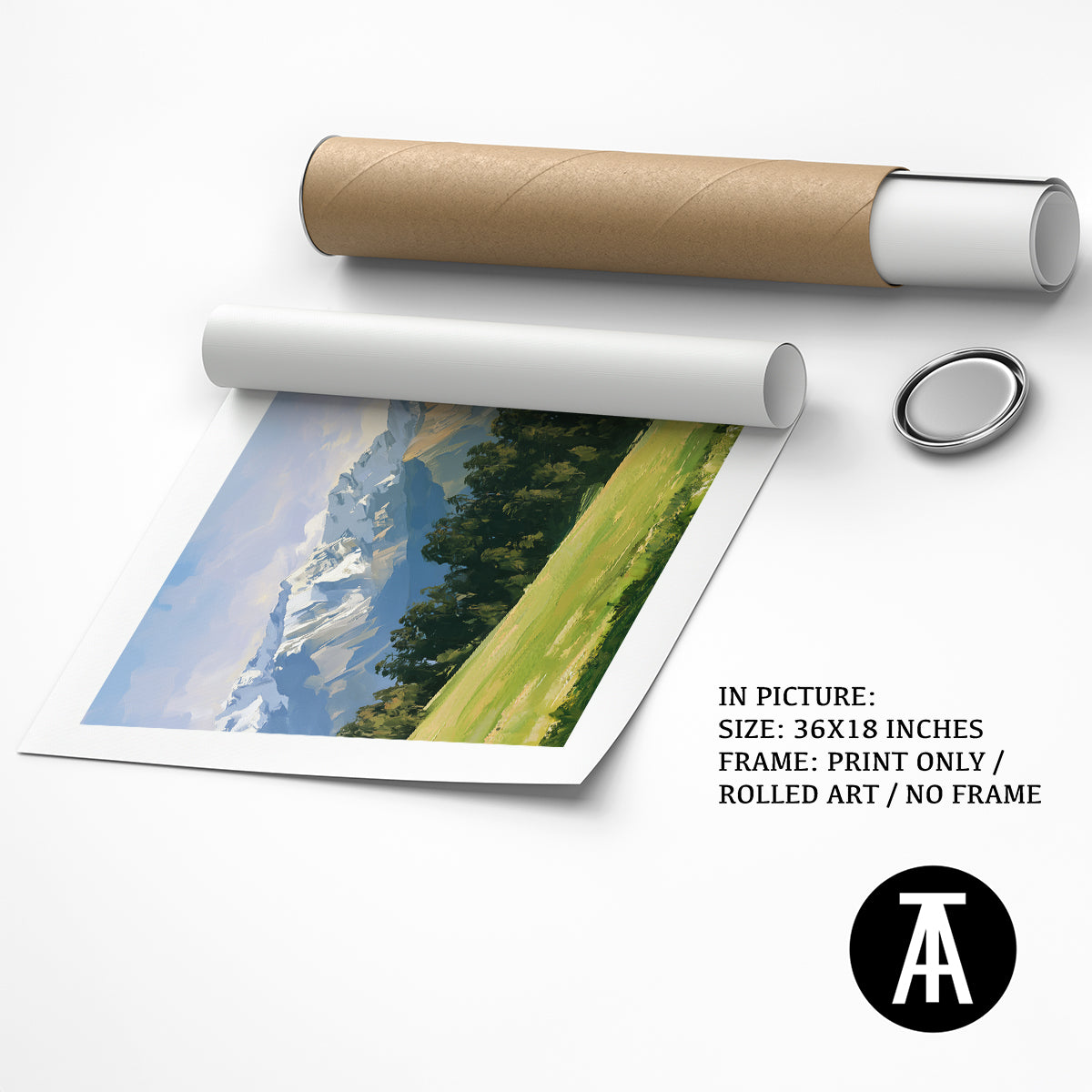 Artwork as Print Only or Rolled Art