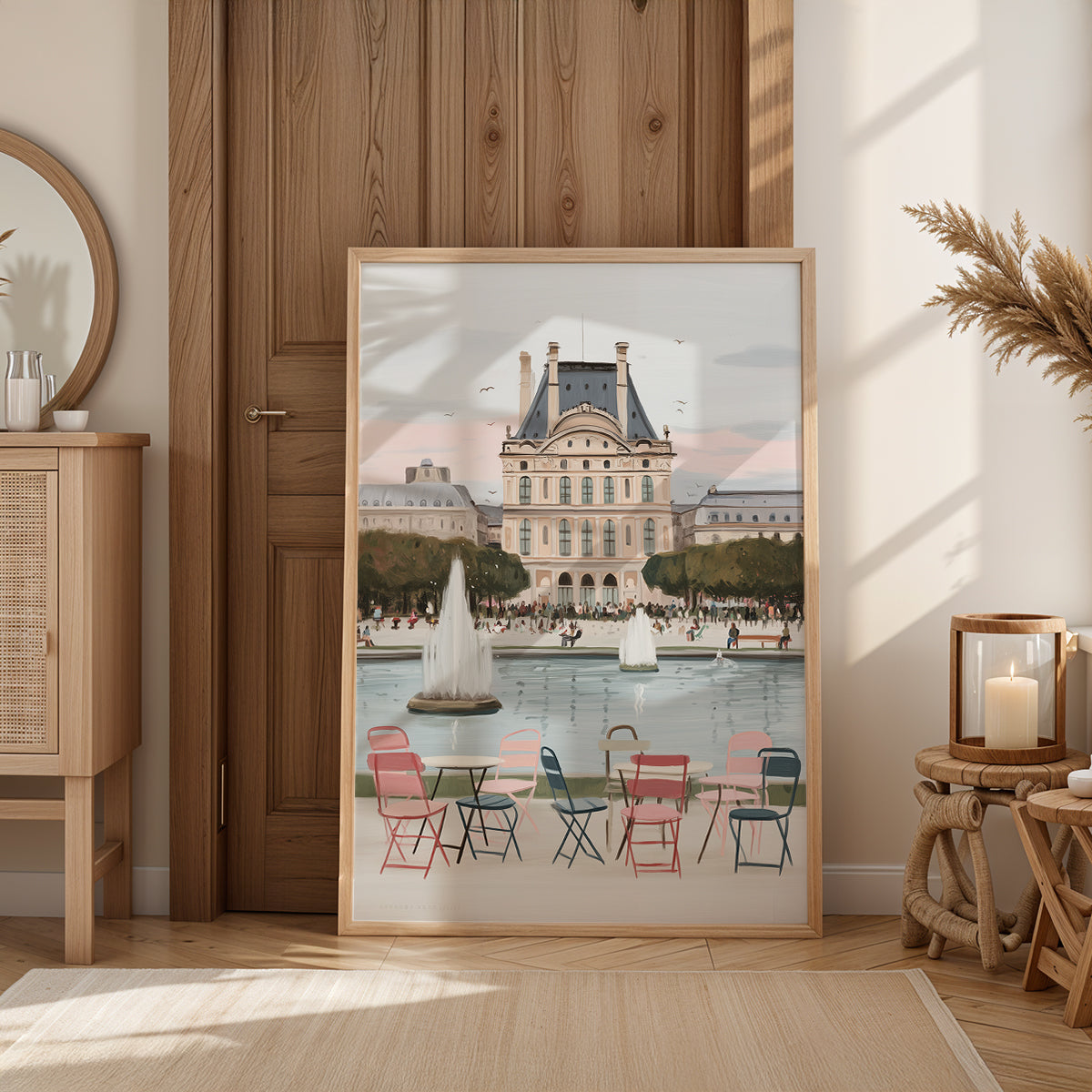 Painting in a Lifestyle Setting