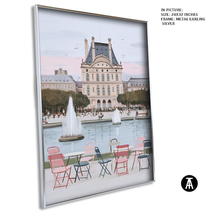 Artwork in Metal Earling Silver Frame