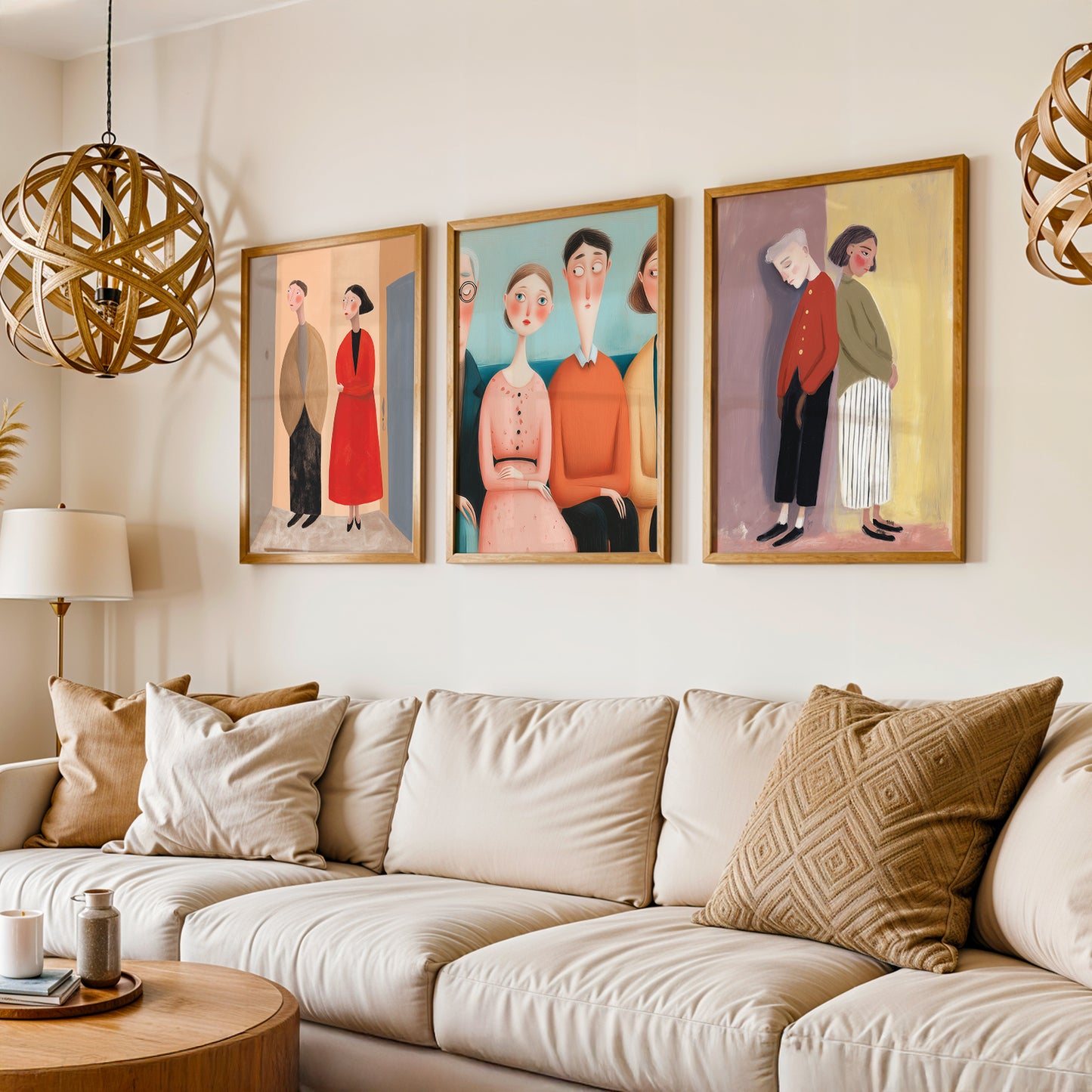 Gallery Wall Set in Lifestyle Setting