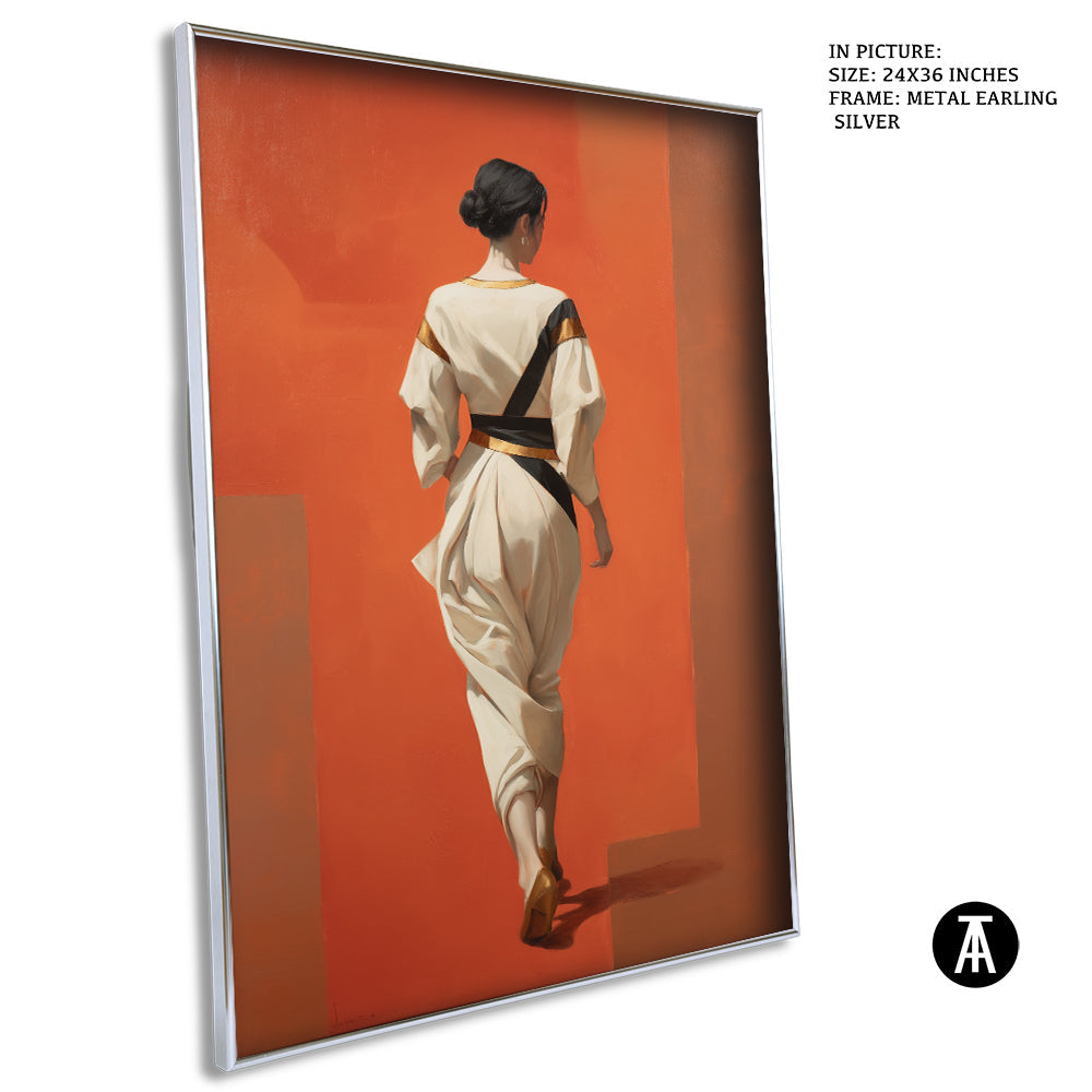 Artwork in Metal Earling Silver Frame