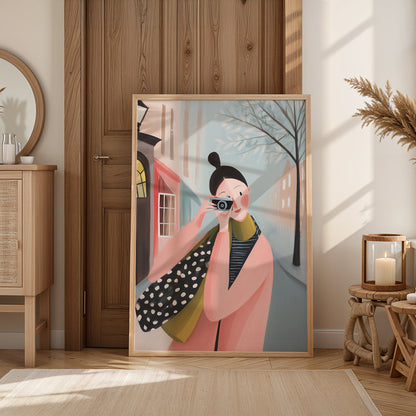 Painting in a Lifestyle Setting