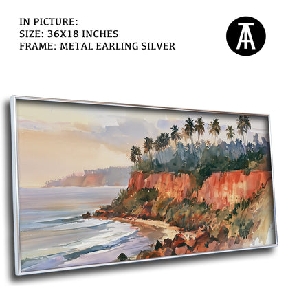 Artwork in Metal Earling Silver Frame