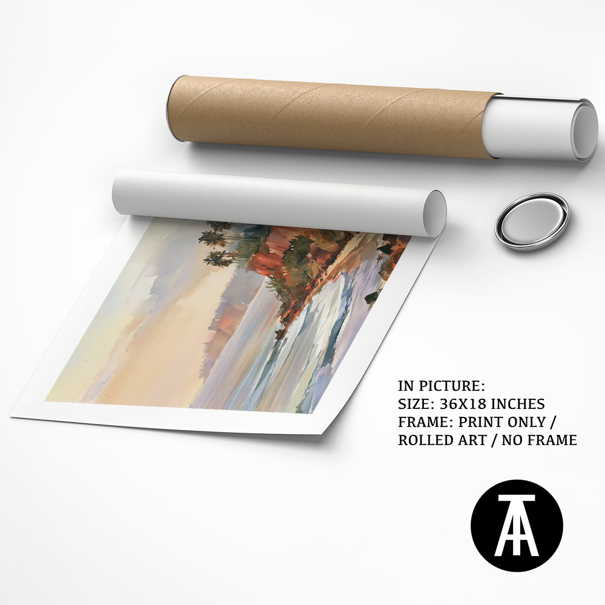 Artwork as Print Only or Rolled Art