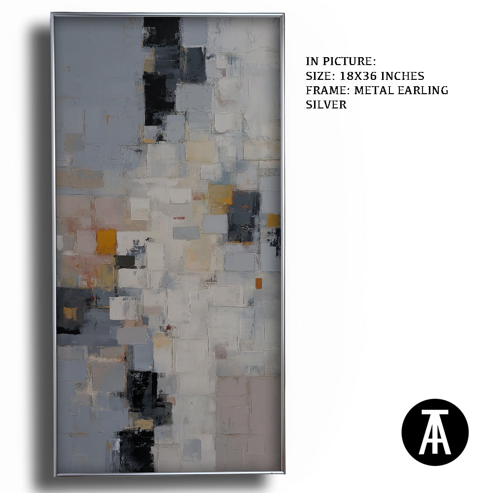 Artwork in Metal Earling Silver Frame