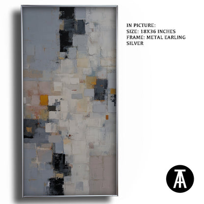 Artwork in Metal Earling Silver Frame