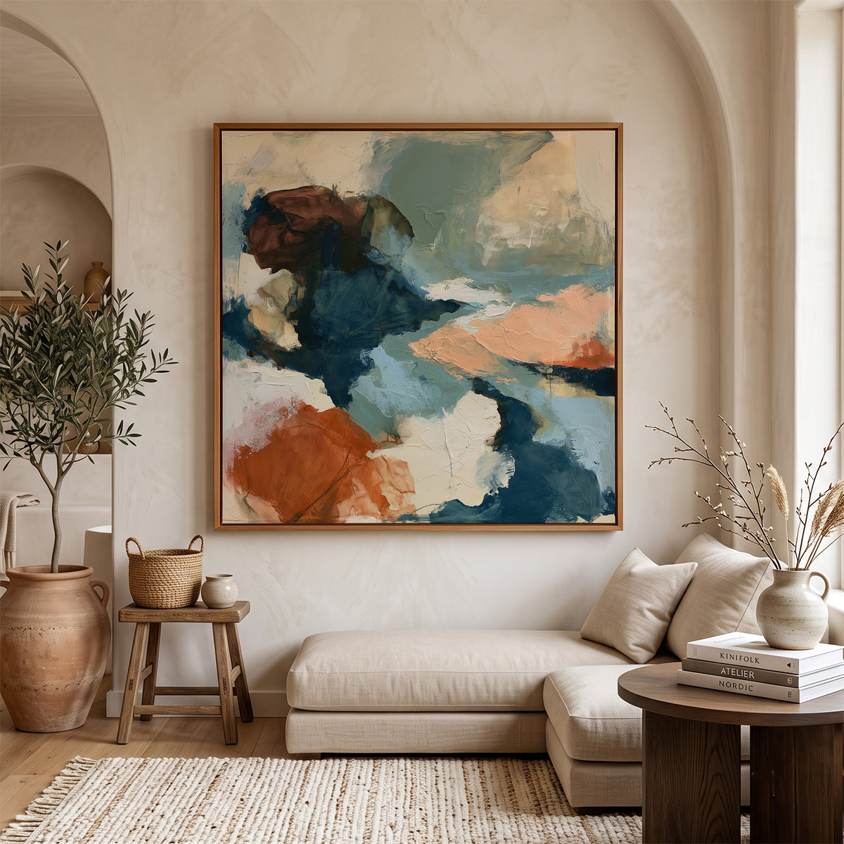 Abstract Art in a Lifestyle Setting