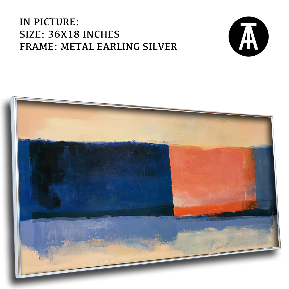 Artwork in Metal Earling Silver Frame