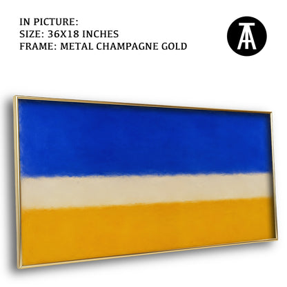 Artwork in Metal Champagne Gold Frame