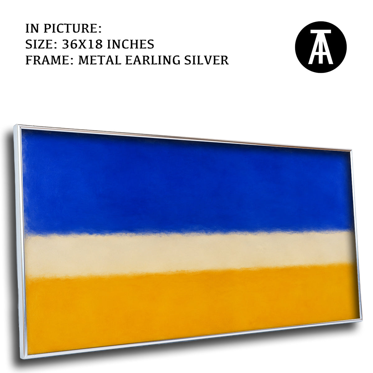 Artwork in Metal Earling Silver Frame
