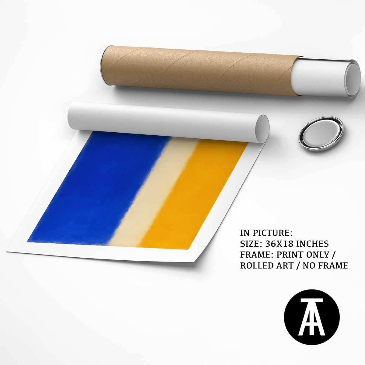 Artwork as Print Only / Rolled Art