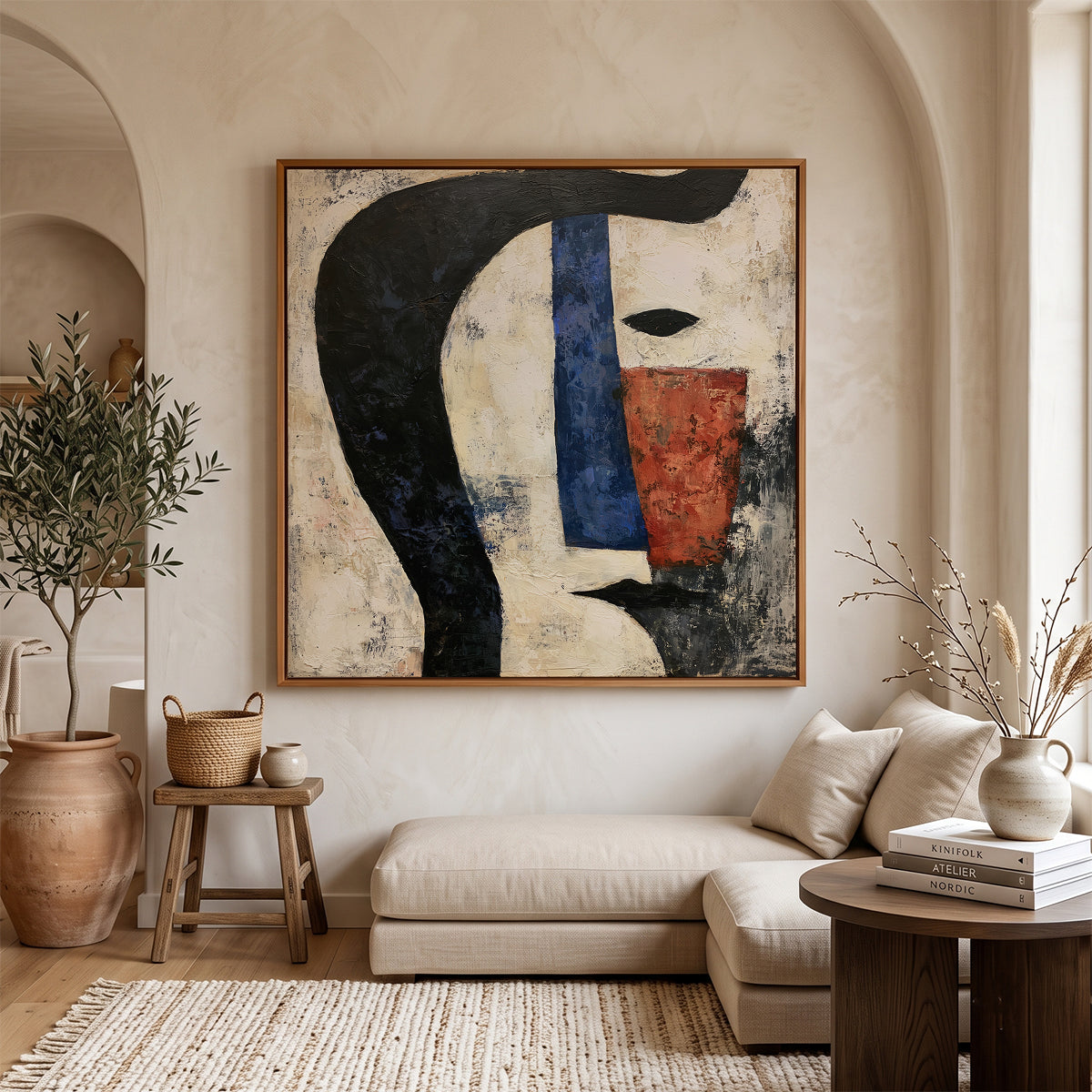 Abstract Art in a Lifestyle Setting