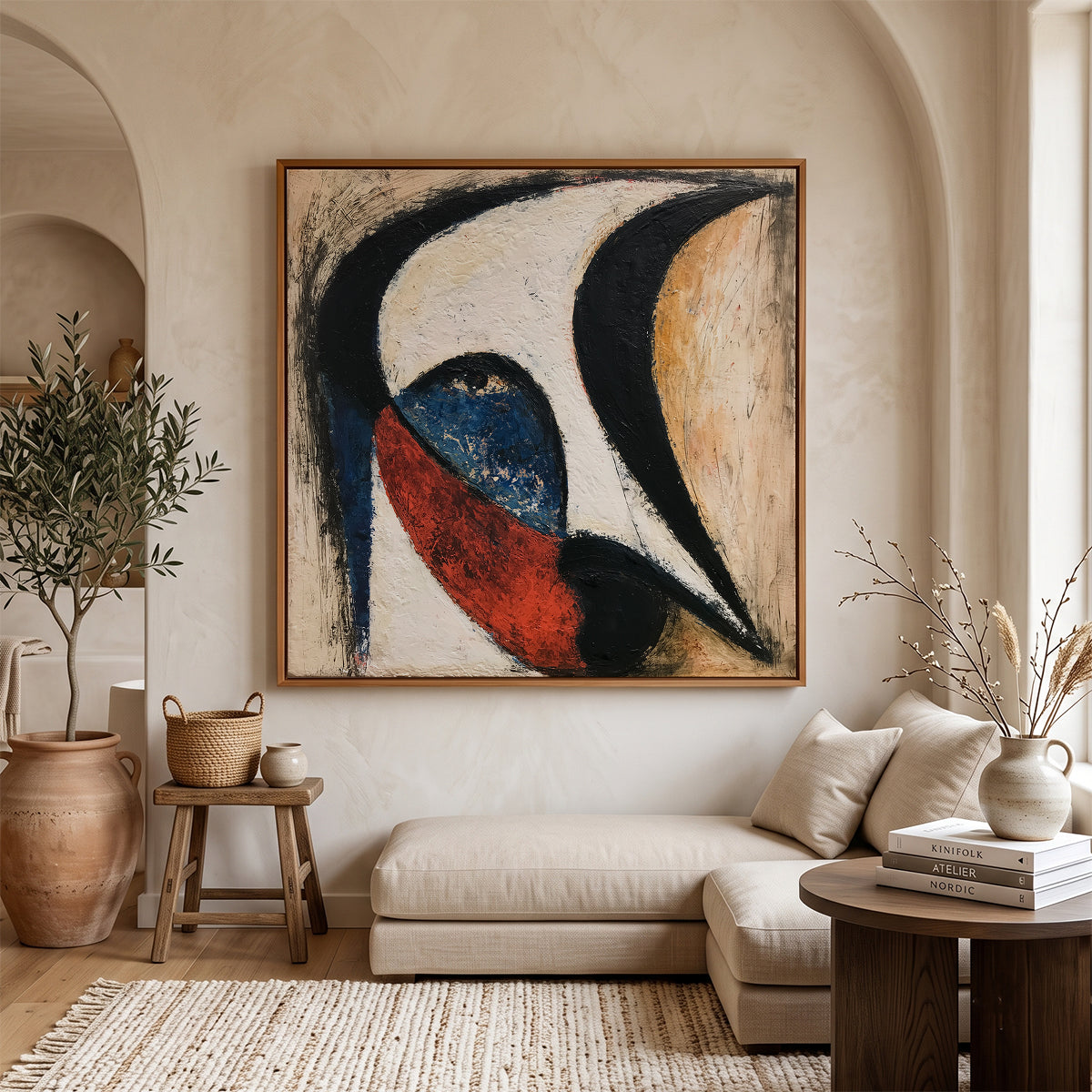 Abstract Art in a Lifestyle Setting