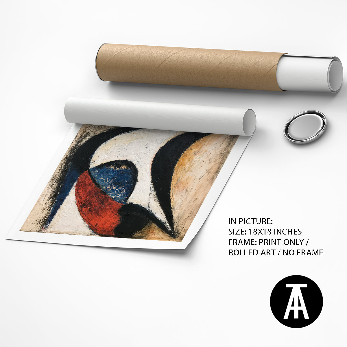Artwork as Print Only / Rolled Art