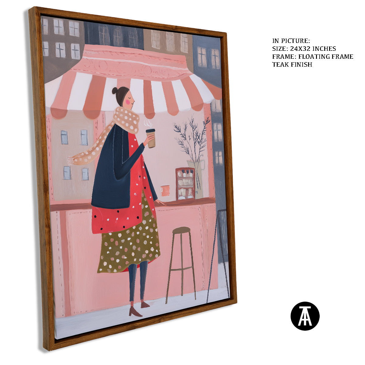 Artwork in Floating Frame