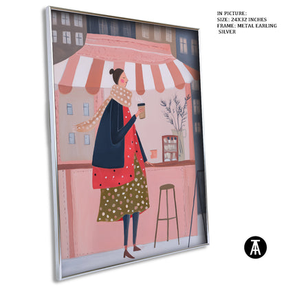 Artwork in Metal Earling Silver Frame