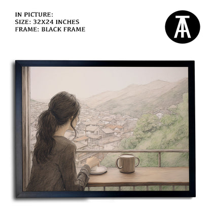 Artwork in Metal Earling Silver Frame