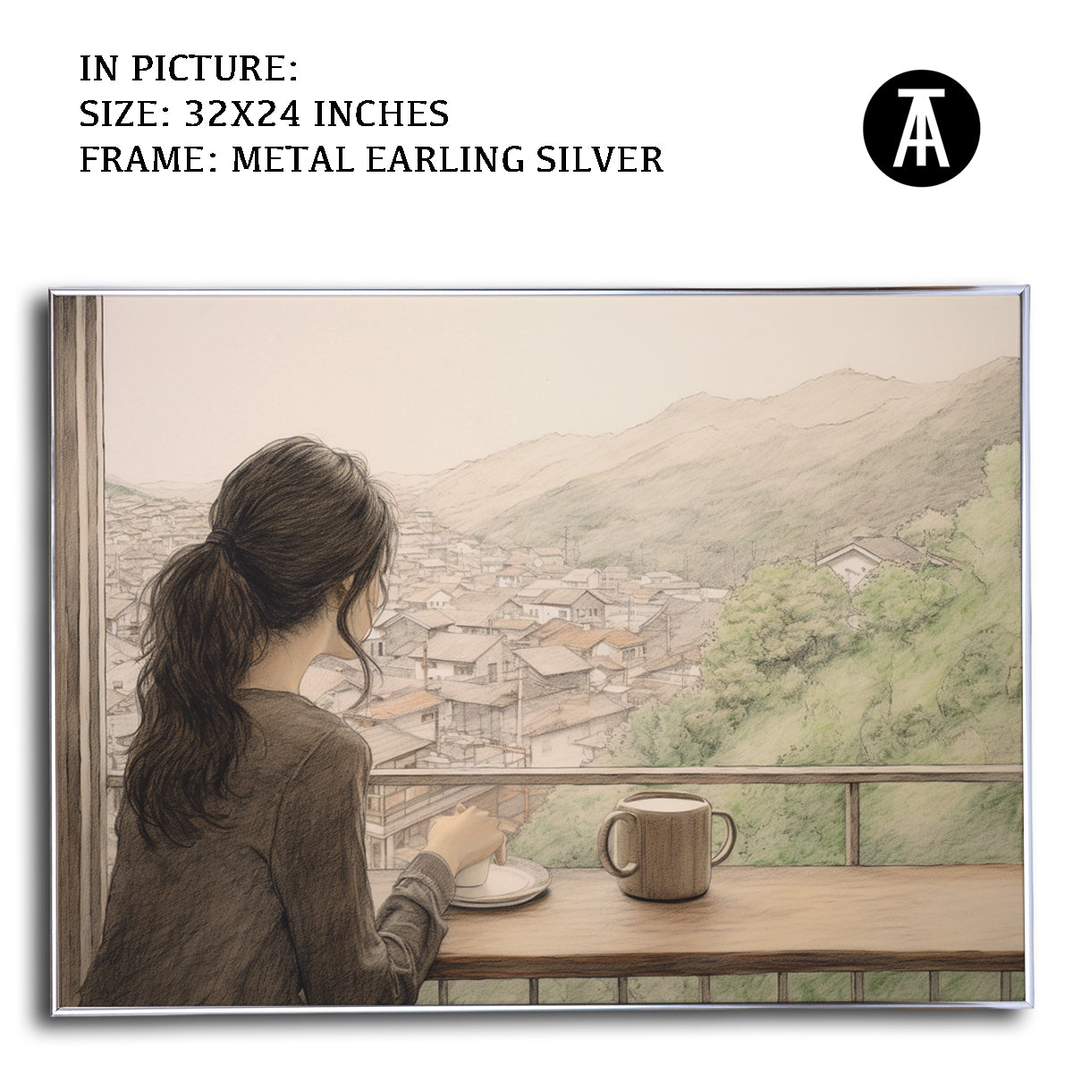 Artwork in Black Frame