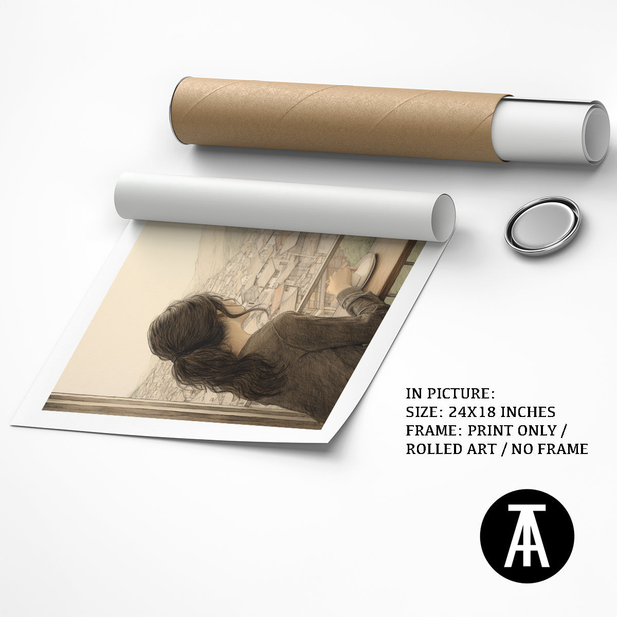 Artwork as Print Only or Rolled Art