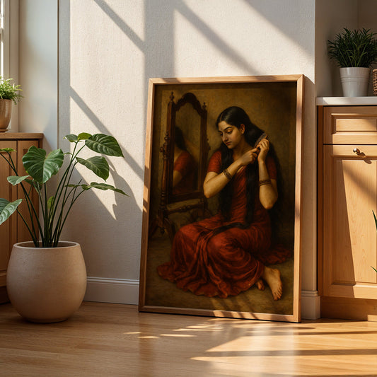 Heritage Indian Painting in a Lifestyle Setting