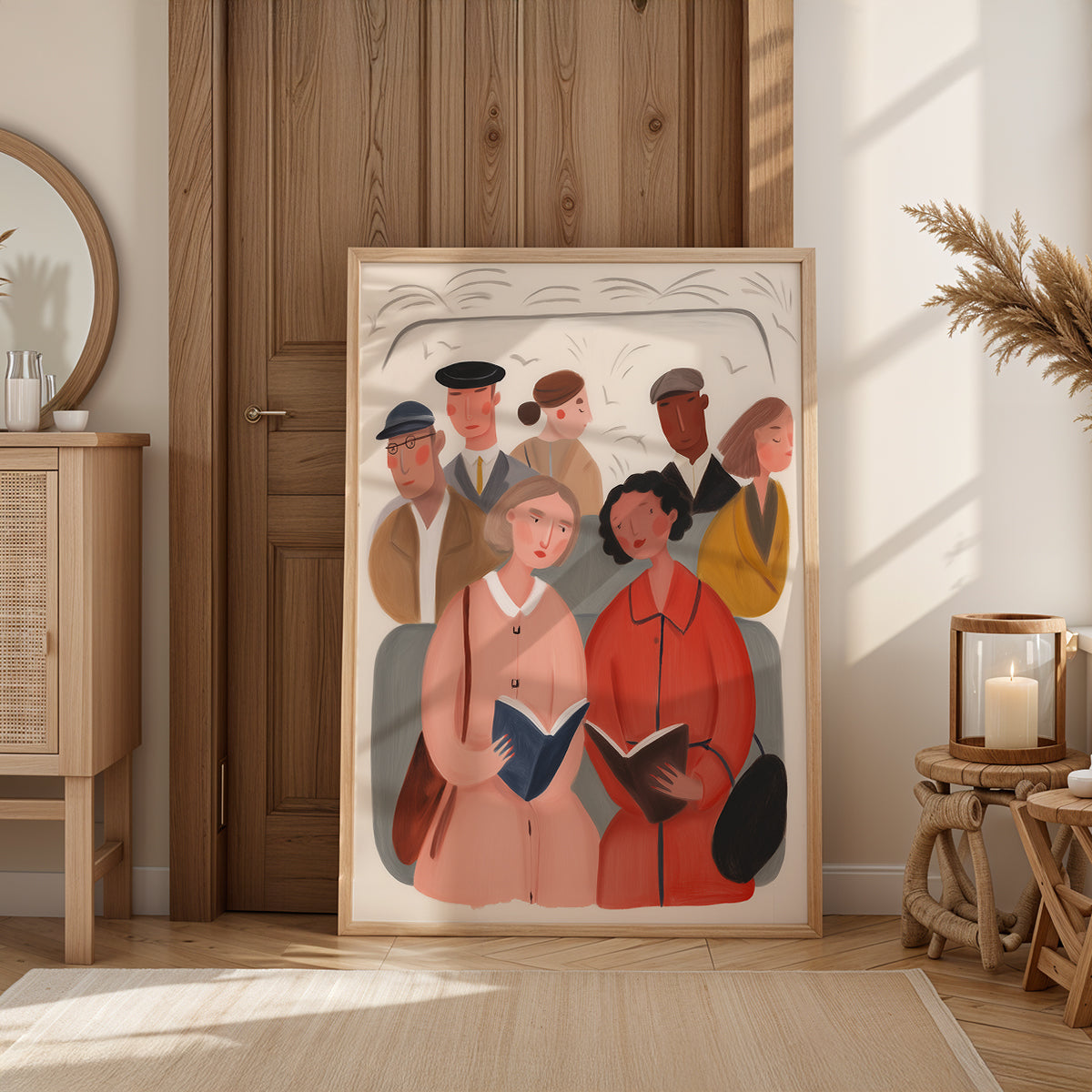 Painting in a Lifestyle Setting