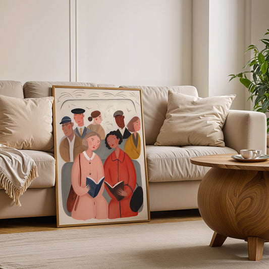 Canvas Art  in a Lifestyle Setting