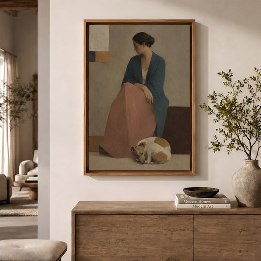 Painting in a Lifestyle Setting