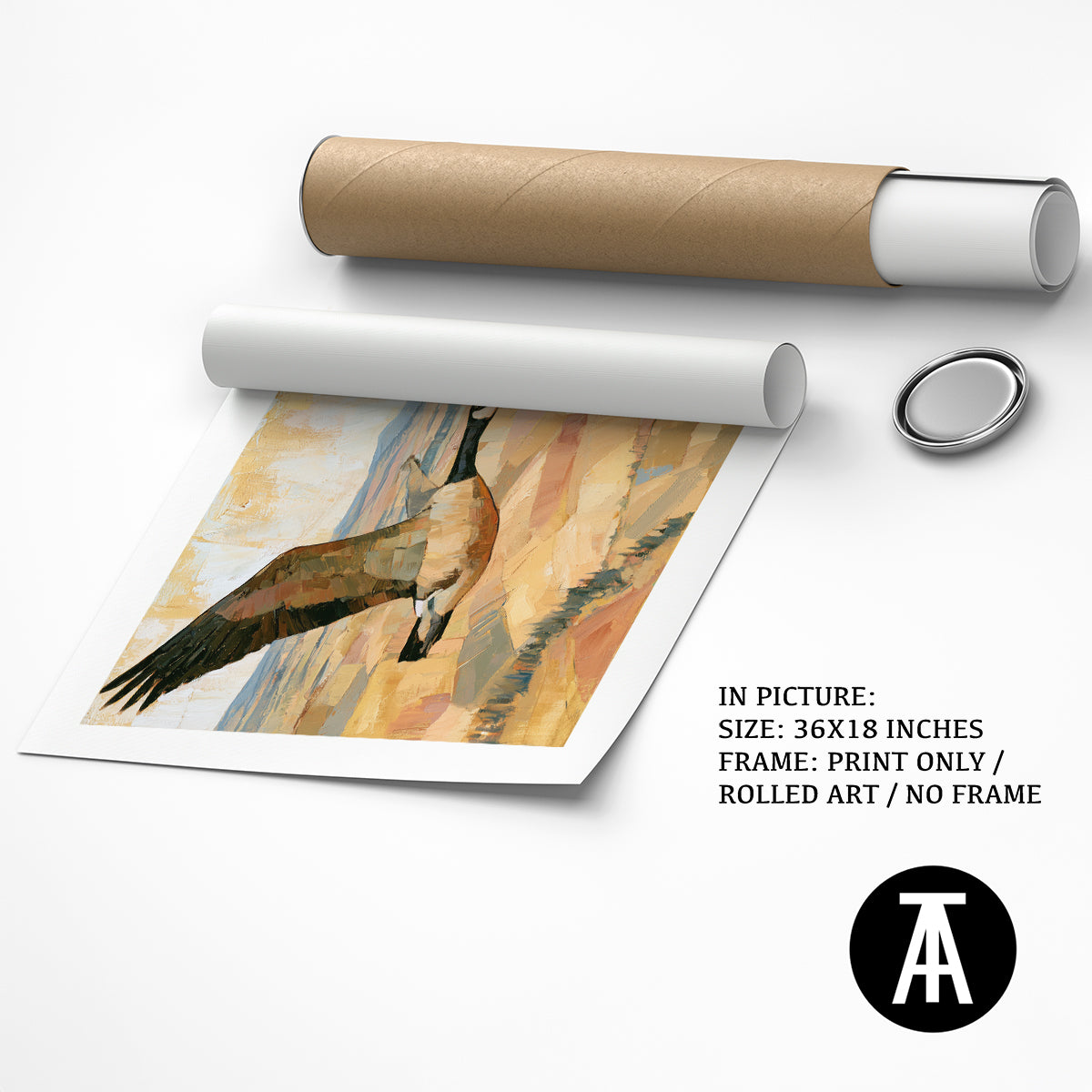 Artwork as Print Only / Rolled Art
