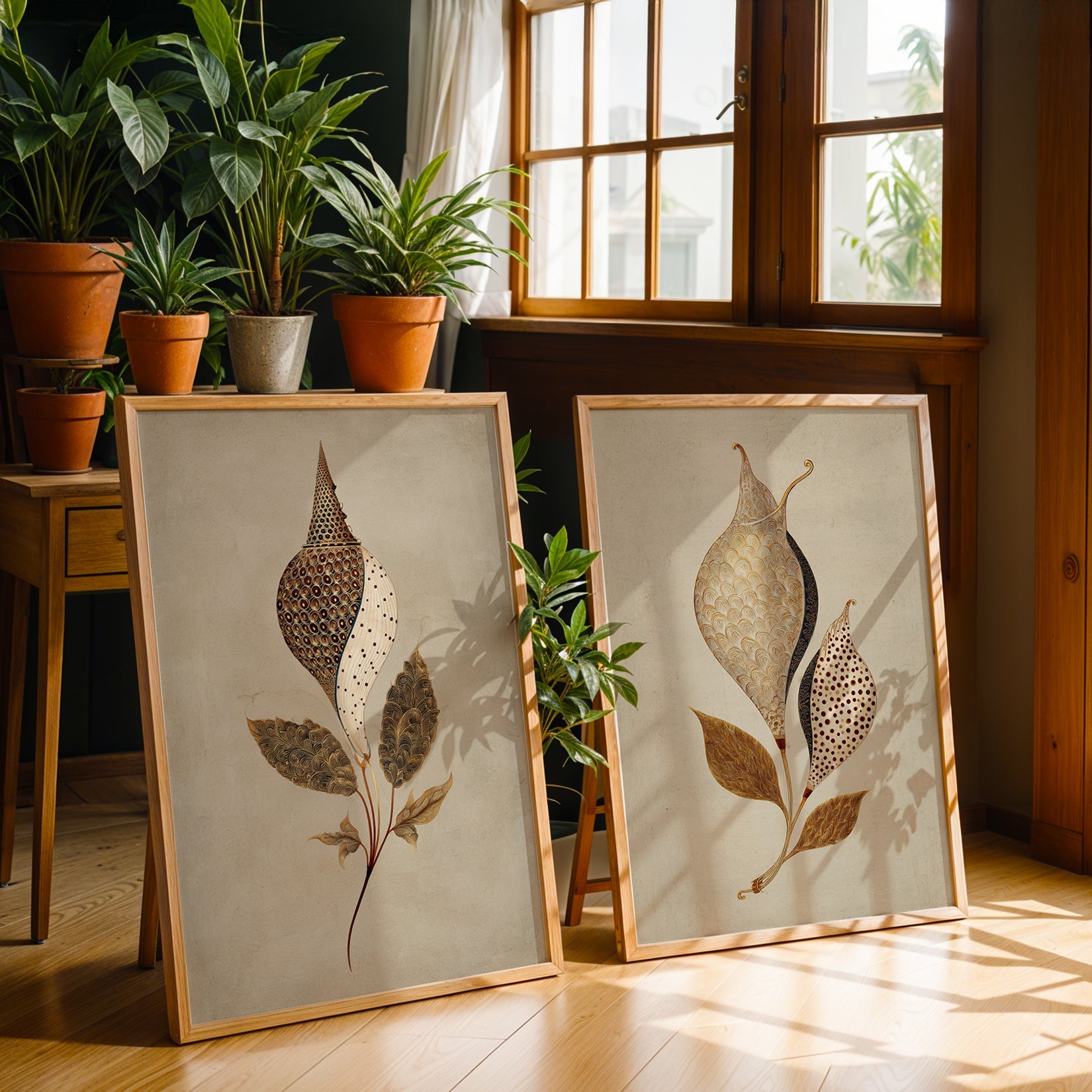 Heritage Indian Painting in a Lifestyle Setting