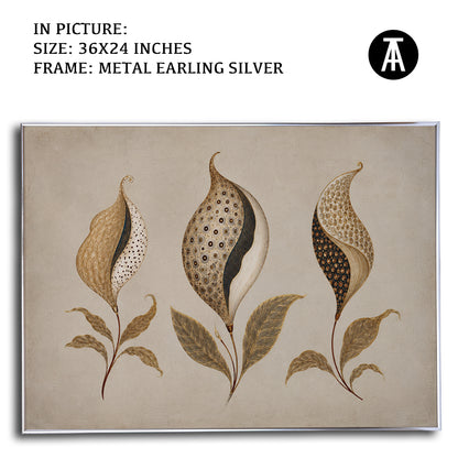 Artwork in Metal Earling Silver Frame
