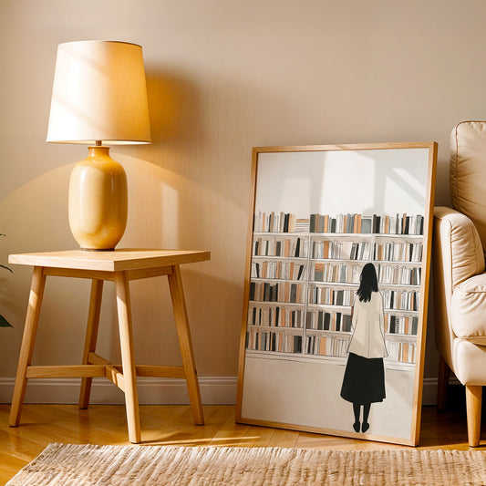 Minimalist Artwork in a Lifestyle Setting