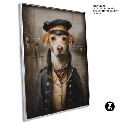 Artwork in Metal Earling Silver Frame