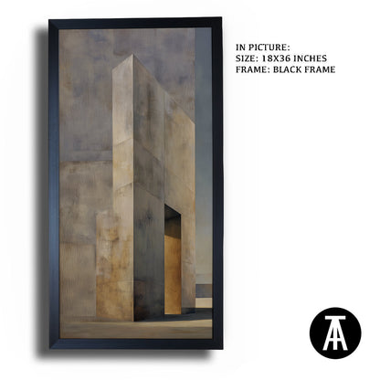 Artwork in Metal Earling Silver Frame