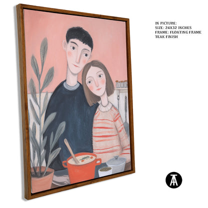 Artwork in Floating Frame