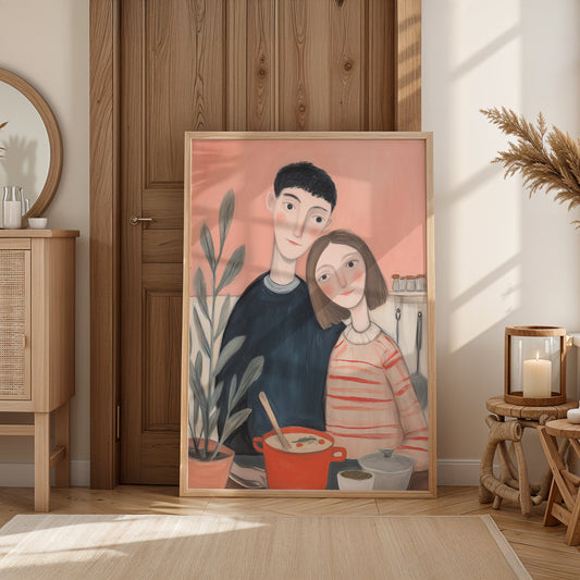 Painting in a Lifestyle Setting