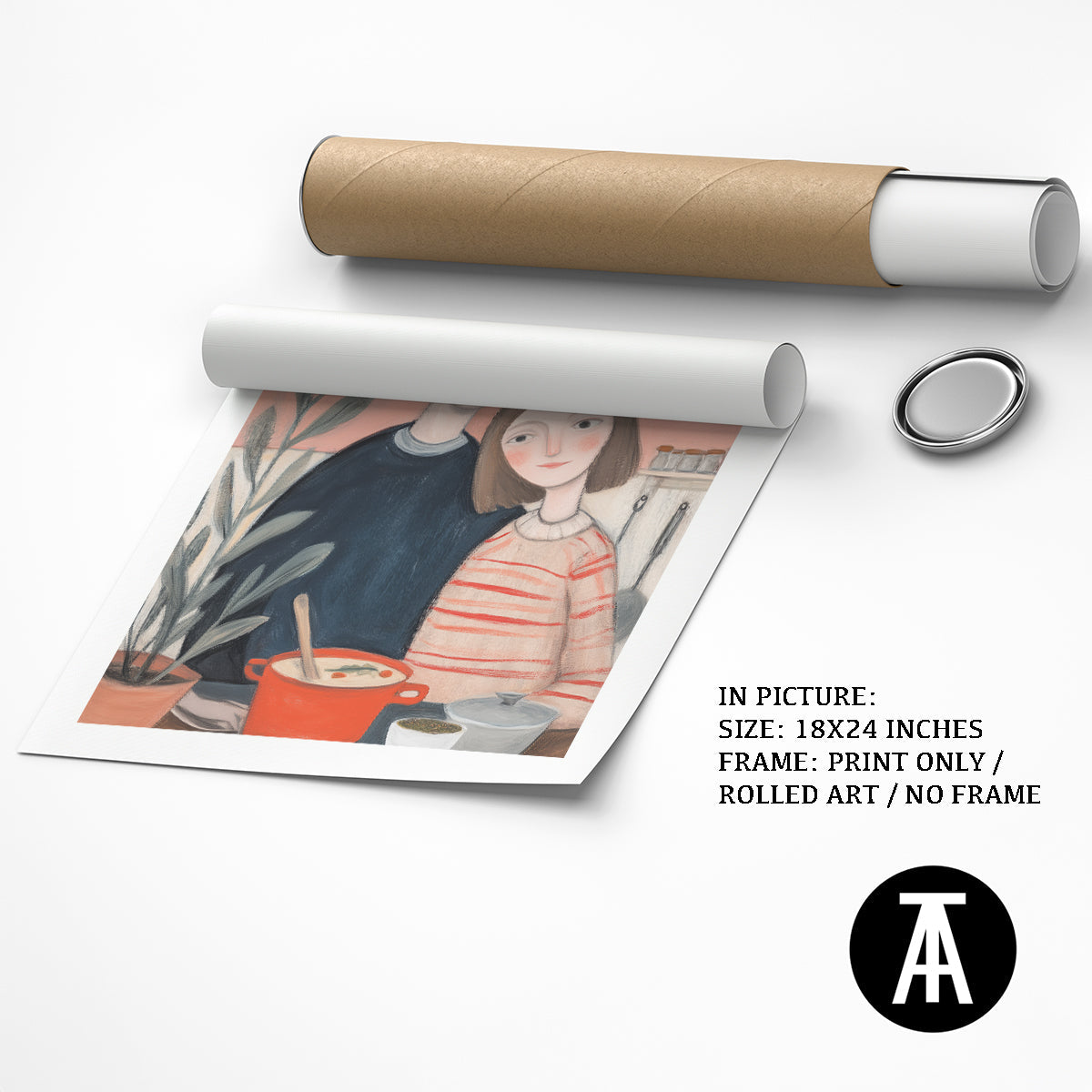 Artwork as Print Only or Rolled Art