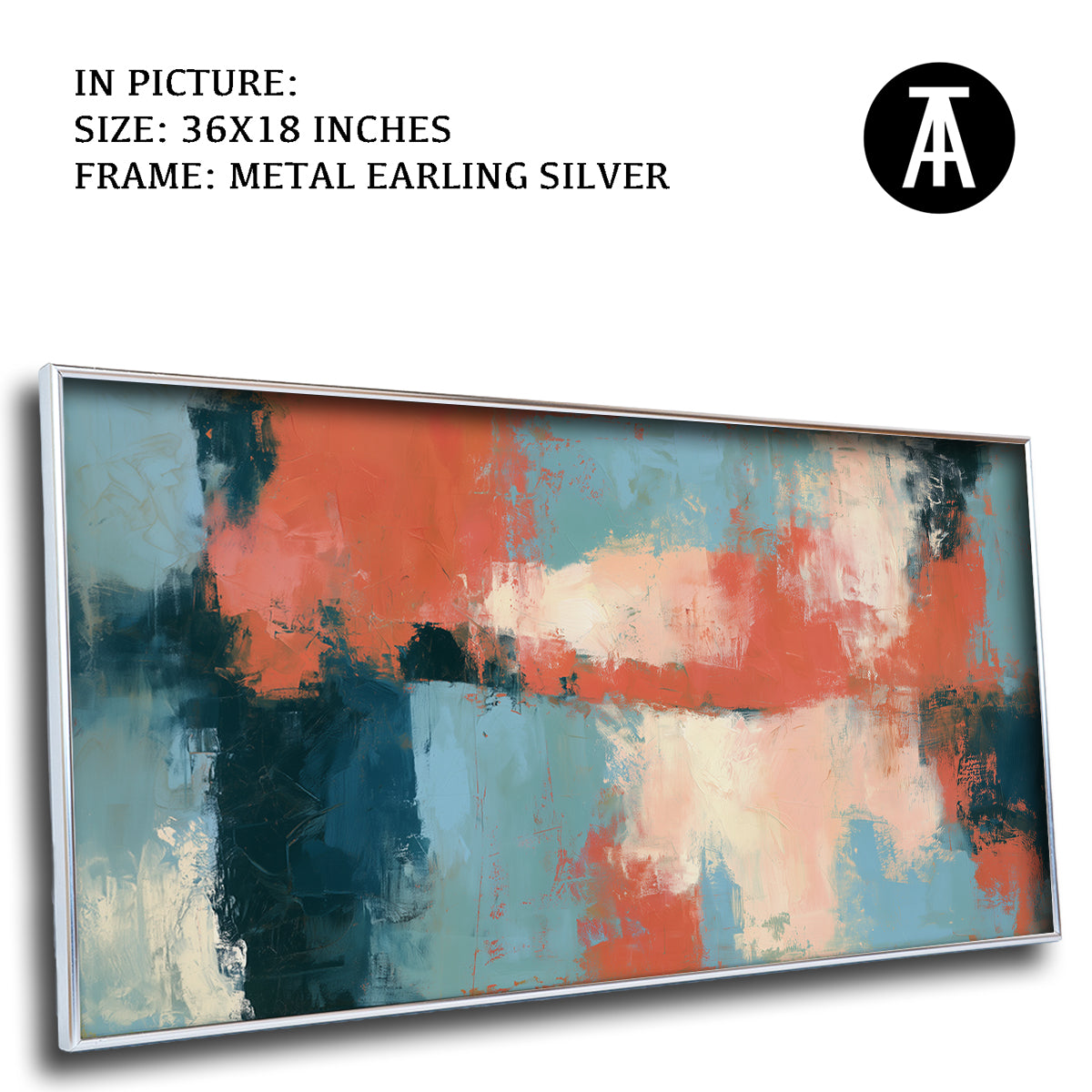 Artwork in Metal Earling Silver Frame